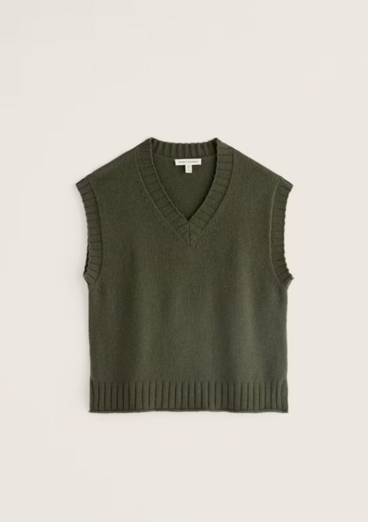 Fistral Knitted Vest - Nori