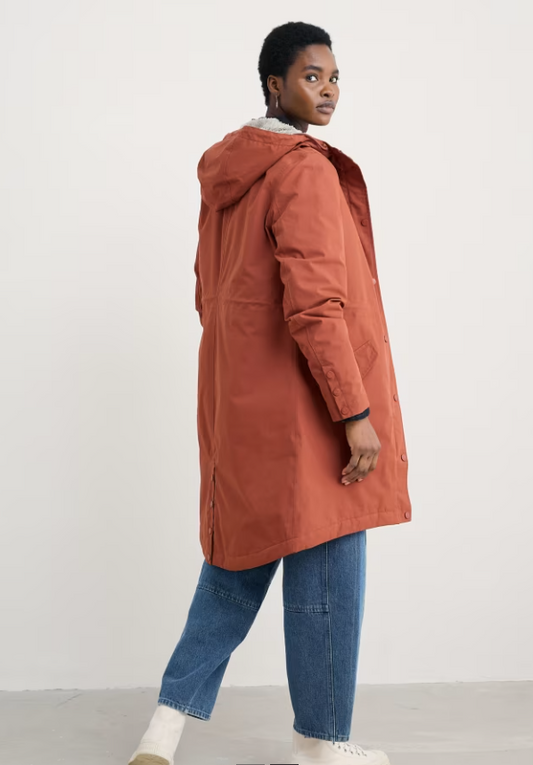Plant Hunter Waterproof Parka Coat - Hazel
