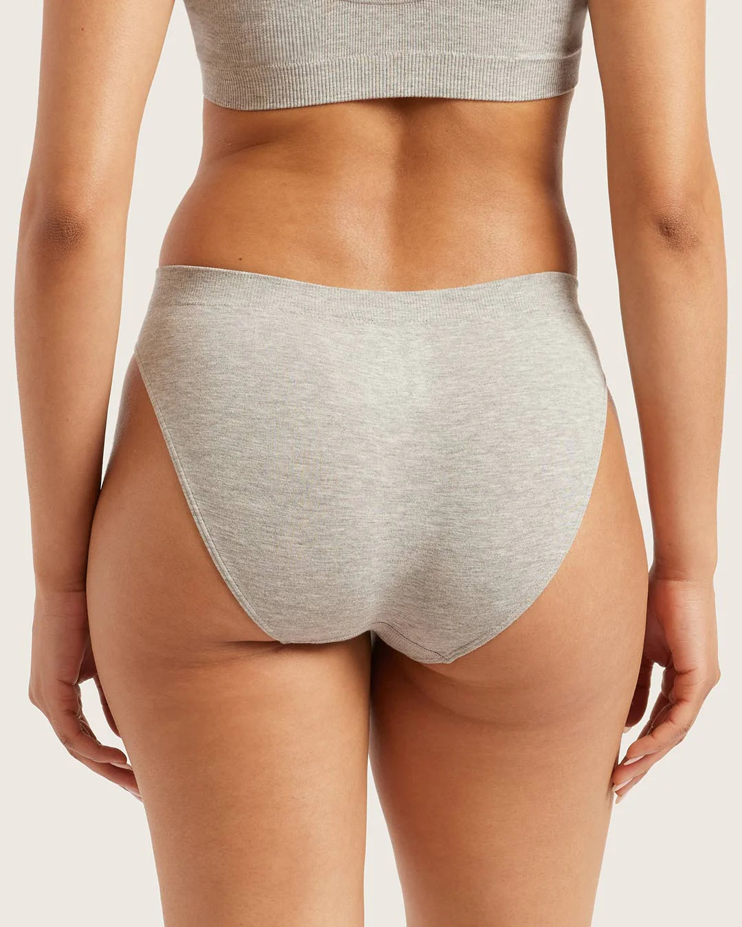 Classic Bikini - Light Grey Marl