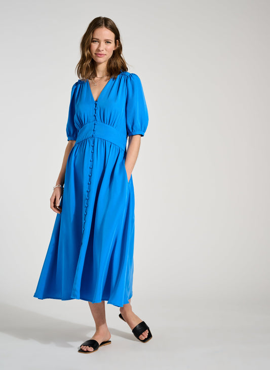 Tia Dress with Tencel™ Adriatic Blue
