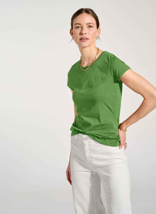 Baukjen Essentials Organic Cotton Slim Tee Grass Green