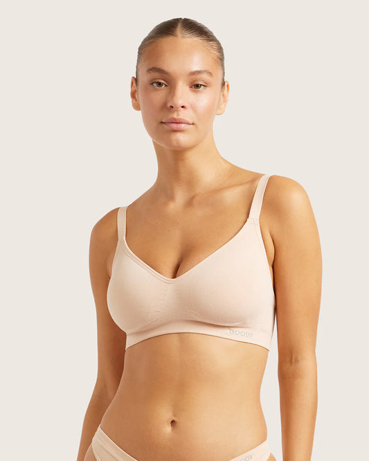 Wireless Full Bust Bamboo T-shirt Bra - Shell