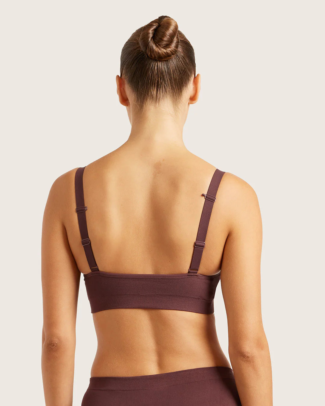 Wireless Full Bust Bamboo T-shirt Bra - Mulberry