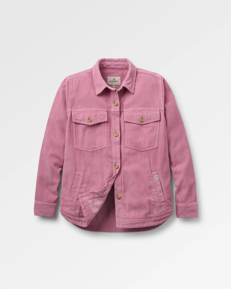 Stella Cord LS Shirt - Pink Haze