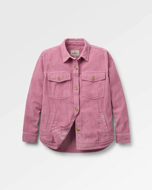 Stella Cord LS Shirt - Pink Haze