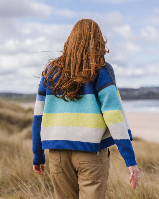 Scenic Knitted Cardigan - Scenic Azure Blue