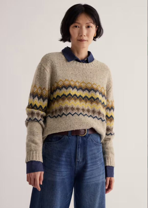 Golden Light Fair Isle Jumper
