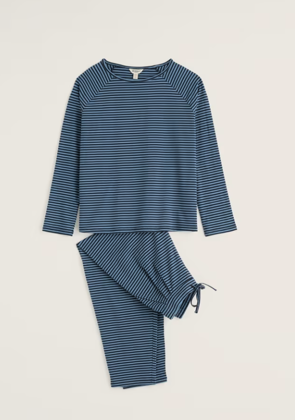 Setting Sun Yarn-Dyed Pyjamas in GOTS Organic Cotton