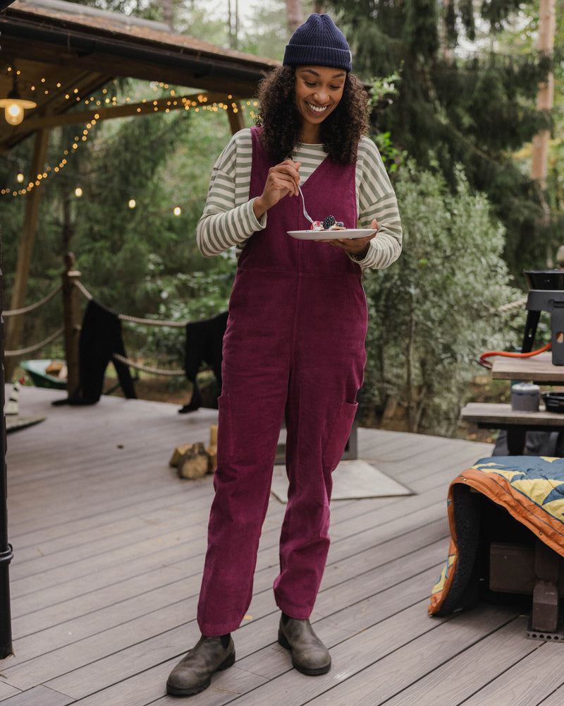 Fig corduroy dungarees.