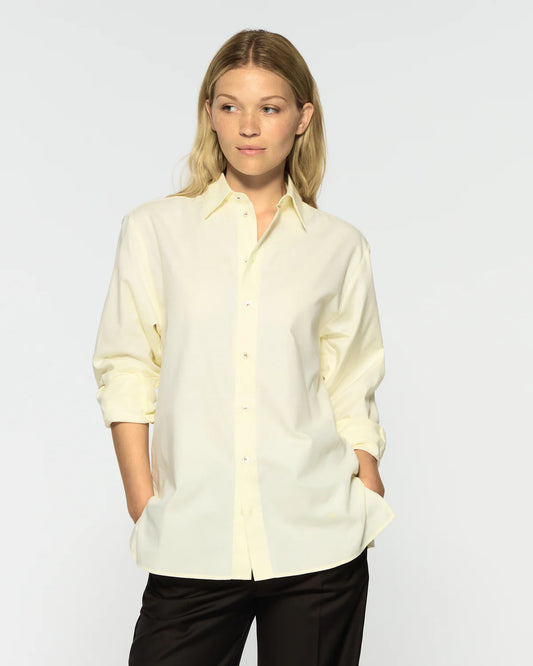 Oversized Shirt - Butter Yellow