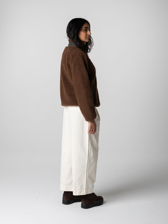 Women's Offshore Full Zip Fleece - Acorn Brown/Raven