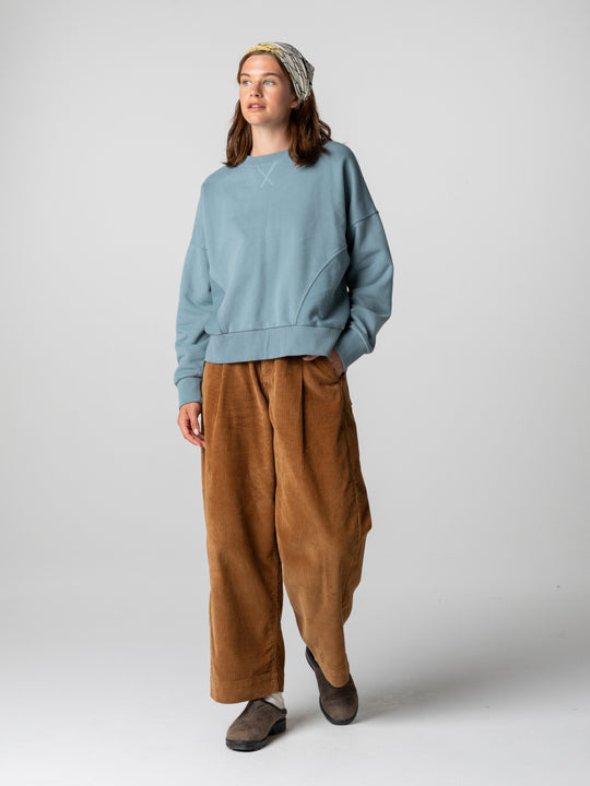 Women's Awen Crew Sweatshirt - Anchor Blue