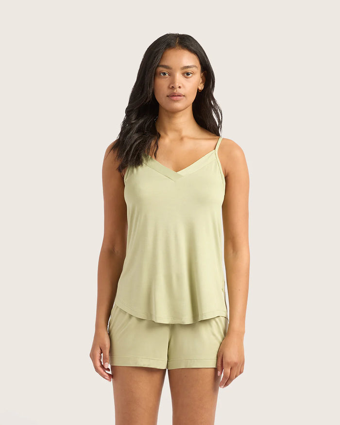 Bamboo Jersey Sleep Cami - Sage