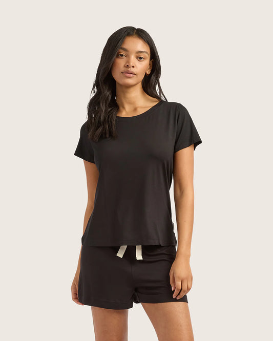 Bamboo Sleep Tee - Black