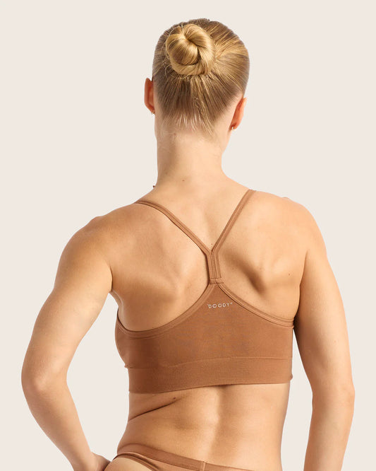 Racerback Bamboo Bralette - Maple
