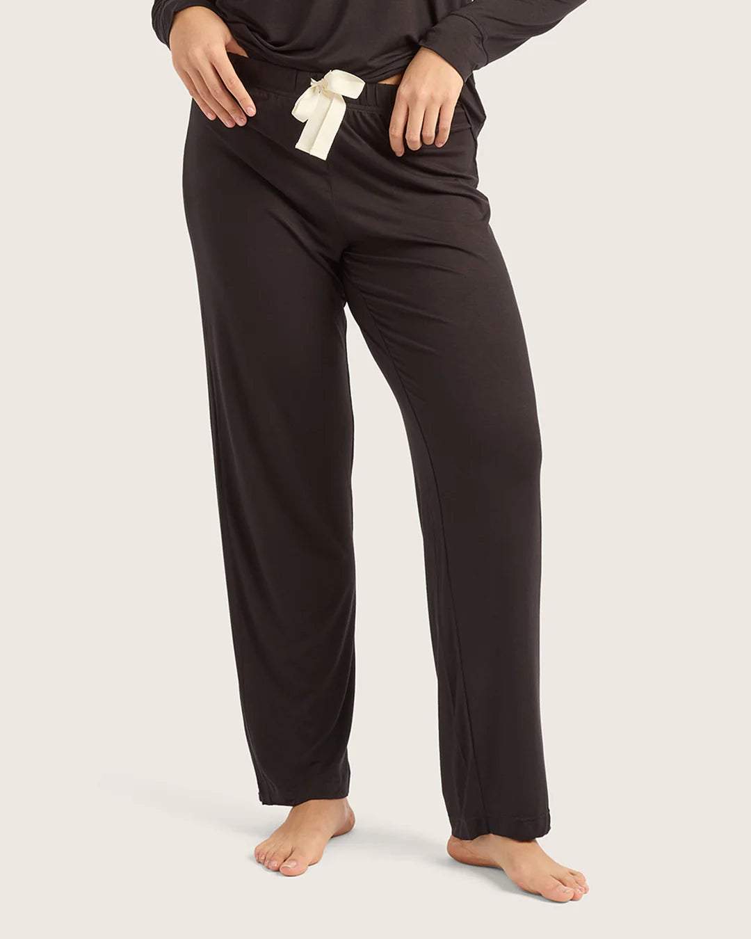 Bamboo Jersey Sleep Pants - Black