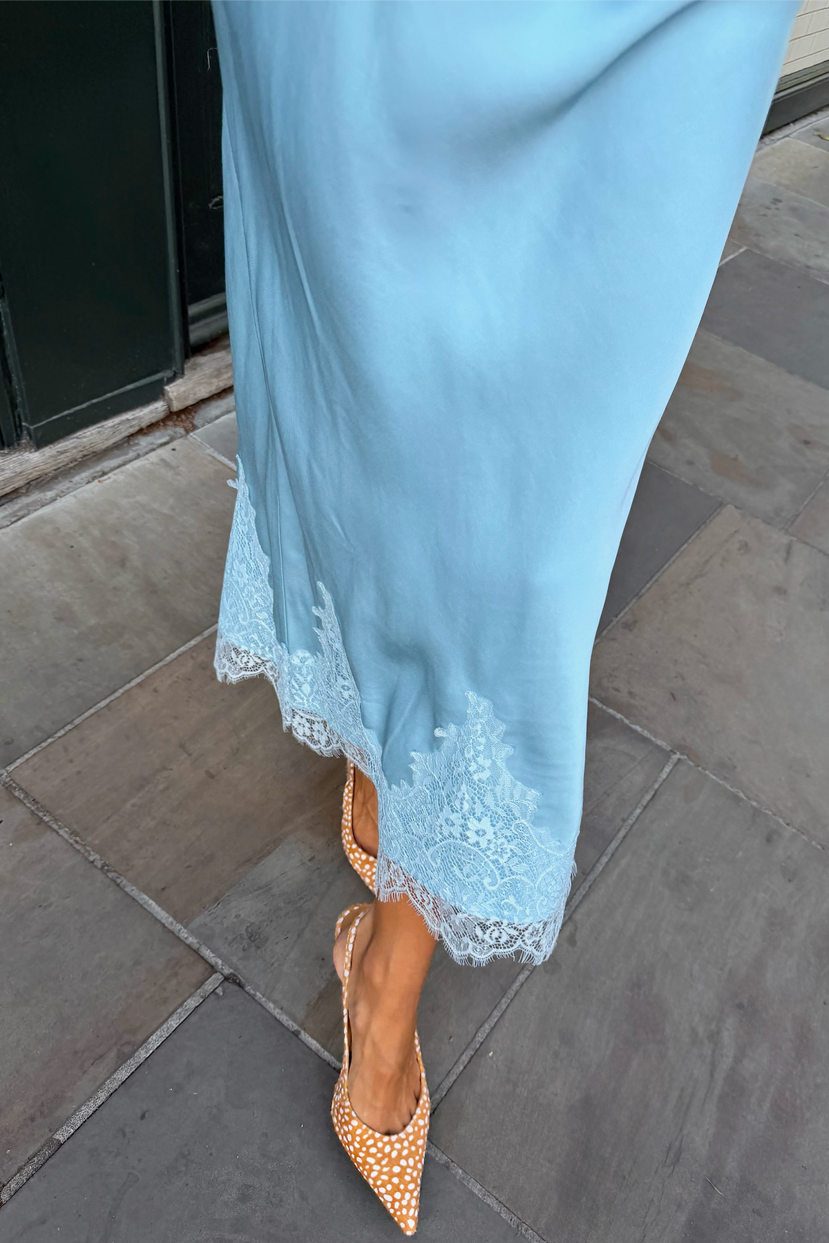 Blue Midi Maeva Skirt