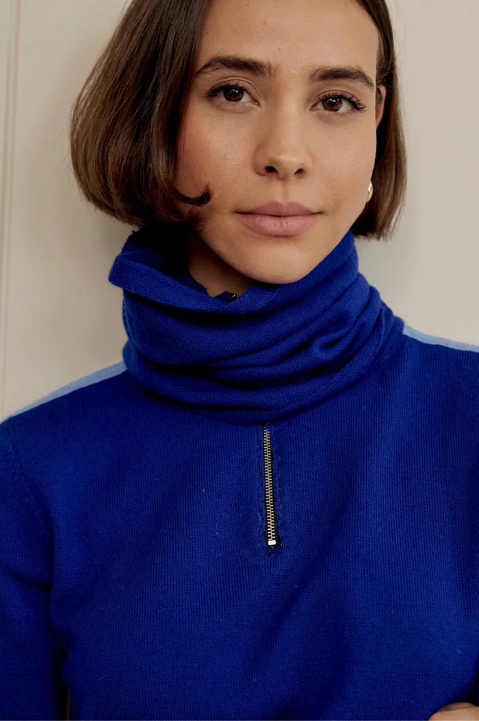 Merino Wool Snood (Cobalt)