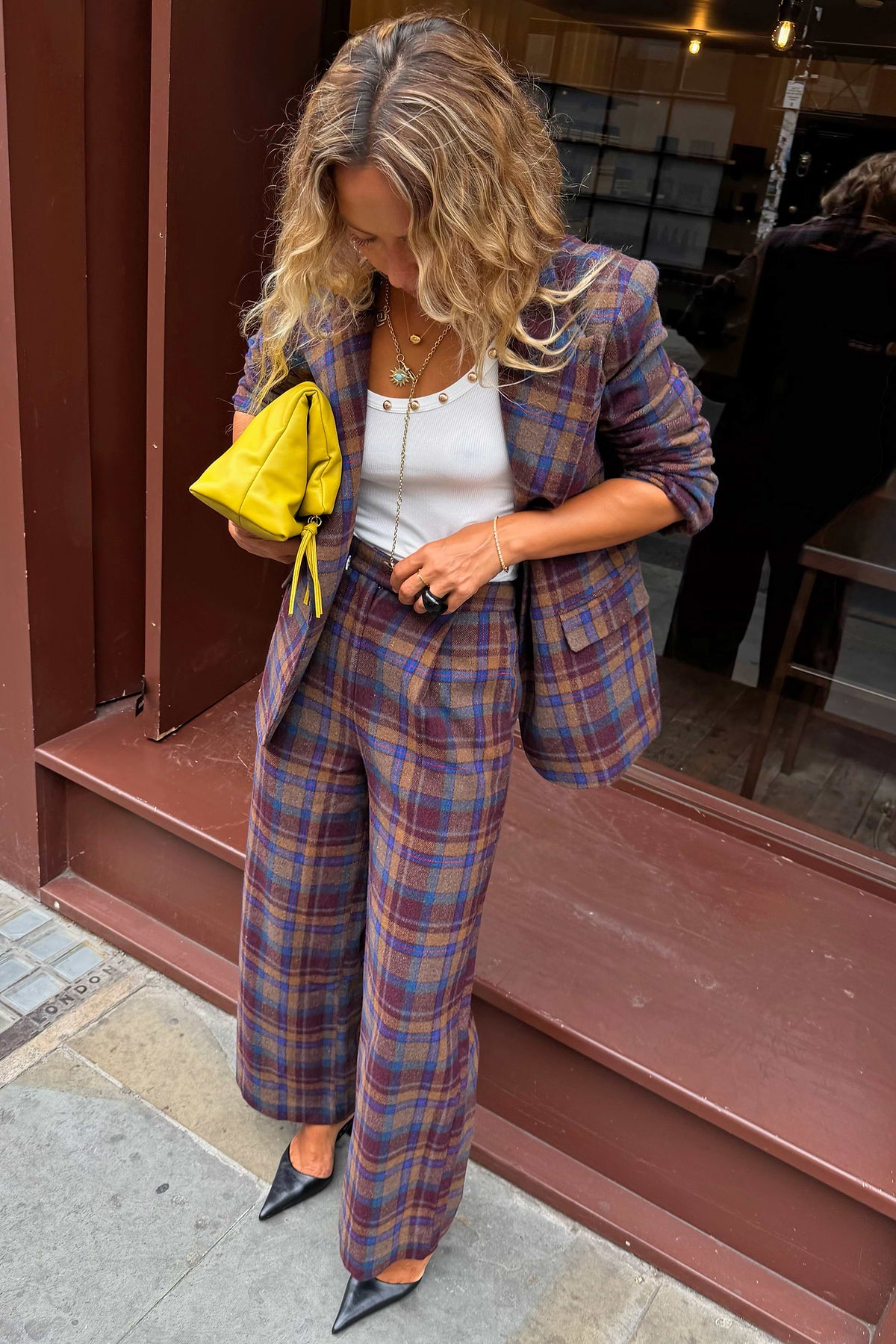 Check Bryony Trousers