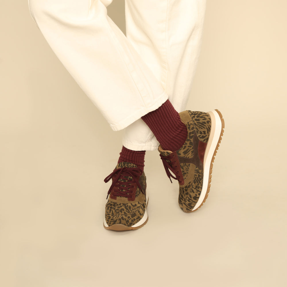 Cinda Khaki Leopard