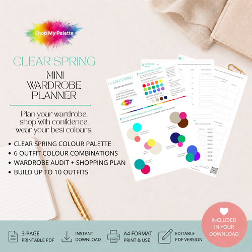 Clear Spring Mini Wardrobe Planner PDF