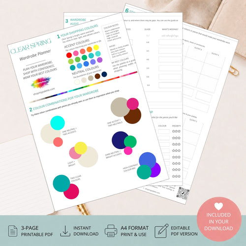 Clear Spring Mini Wardrobe Planner