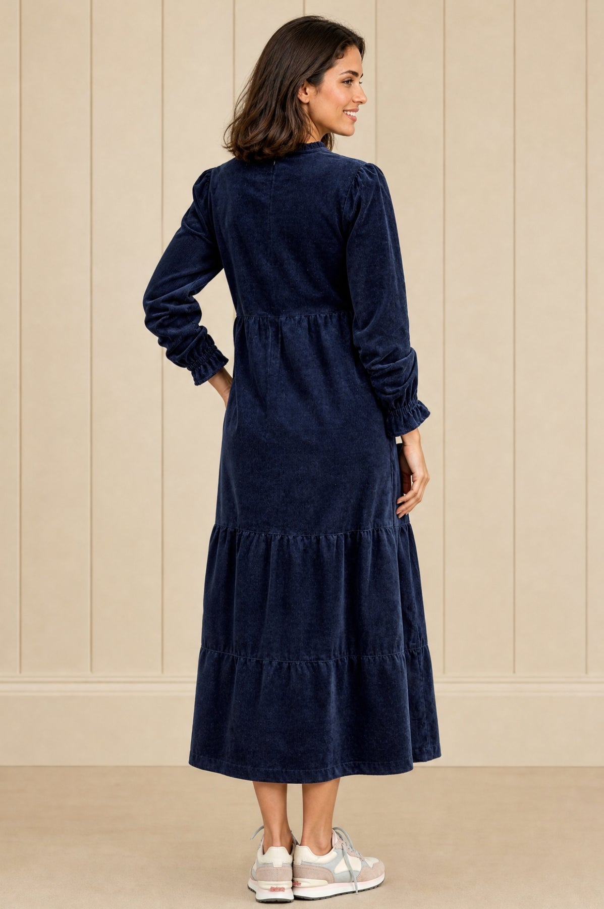 Liv Corduroy Dress - Ink