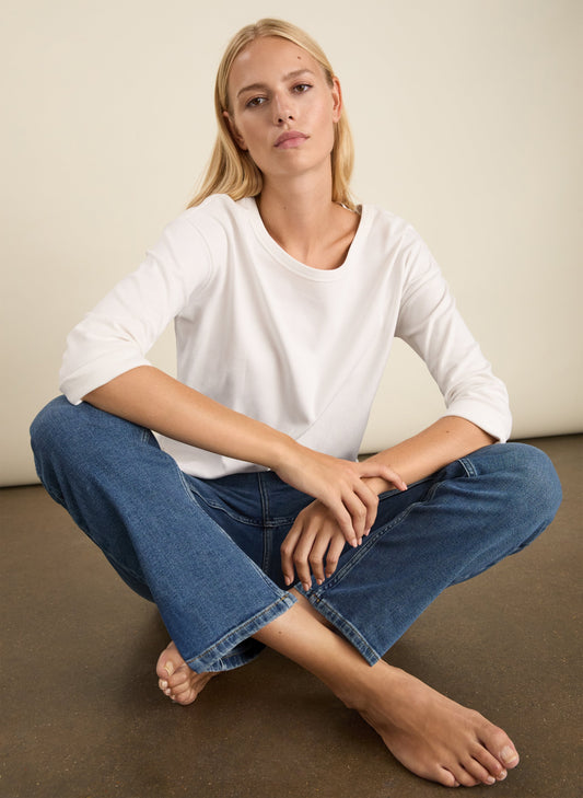 Montrose Organic Cotton RelaxedTop / Pure White