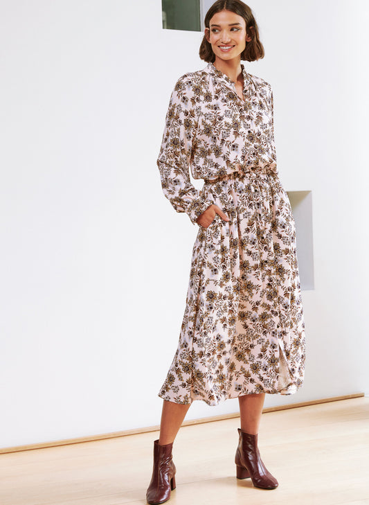 Keira Dress Pink Saraca Floral