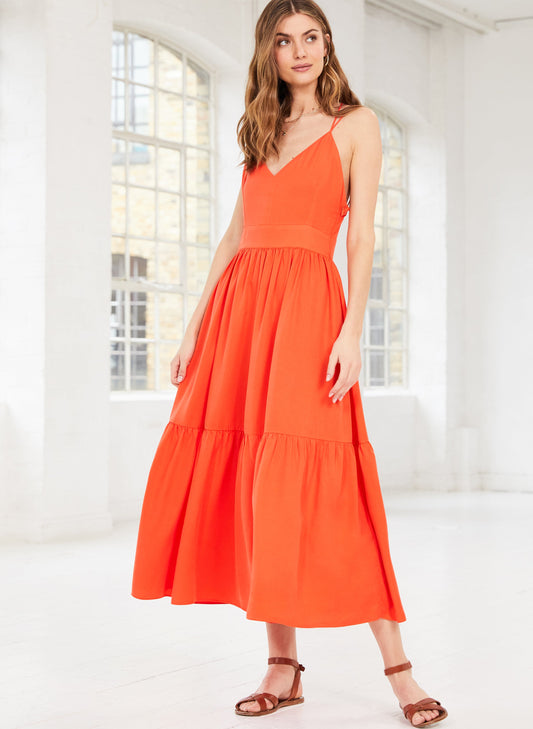 Michelle Dress with TENCEL™ Tangerine