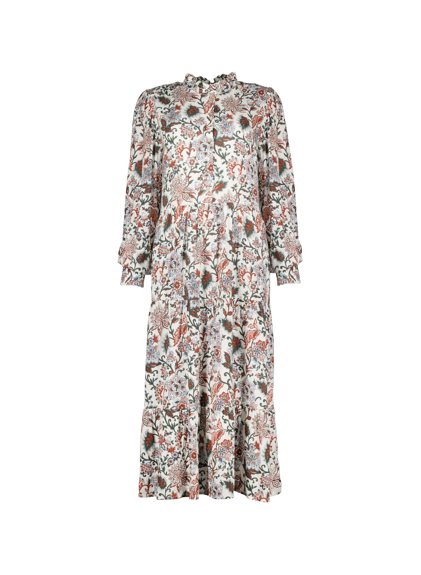 Arlette Dress with Lenzing™ Ecovero™ Khaki Folk