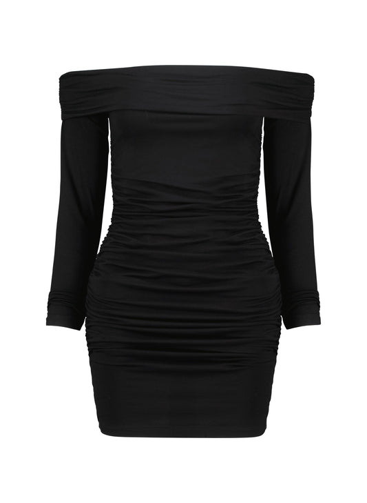 Zandra Dress with LENZING™ ECOVERO™ Caviar Black