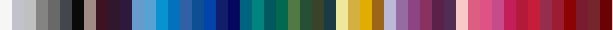 Deep Winter colour palette