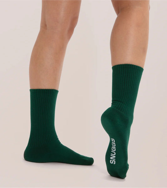 Organic Cotton Socks, Pine Green
