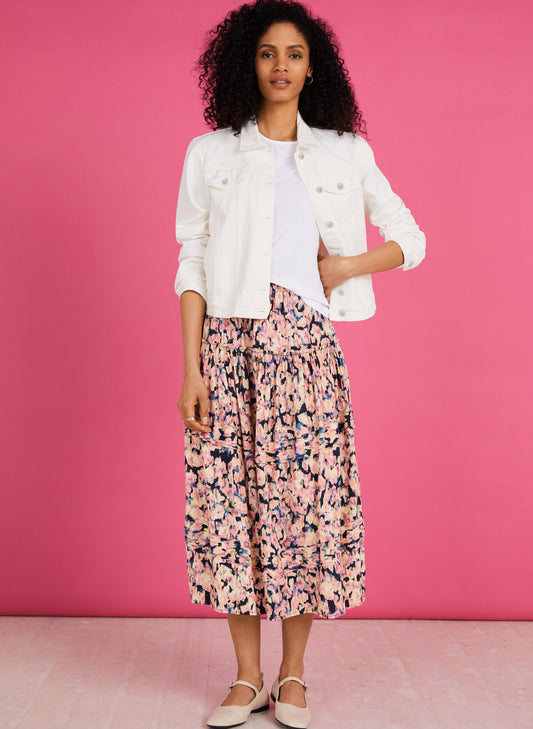 Stefania Skirt with LENZING™ ECOVERO™ Pink Blur