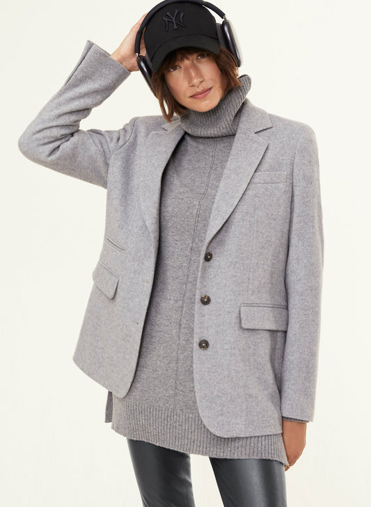 Gaya Wool Leisure Blazer Grey