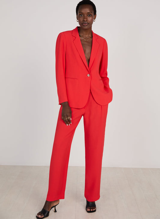Anthea Ecojilin Trousers Poppy Red