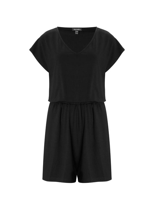 Pre-Loved Kimmy Playsuit / Caviar Black