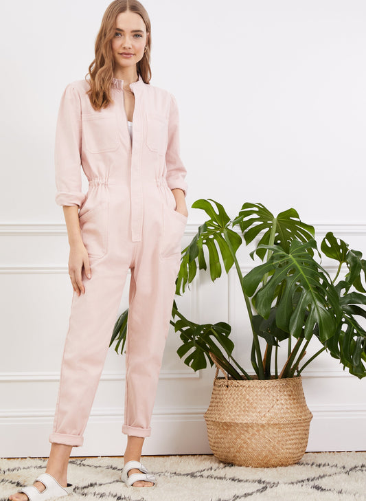 Sally Organic Jumpsuit Powder Pink