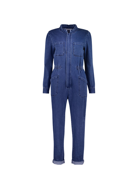 Pre-Loved Sally Organic Jumpsuit / Washed Indigo