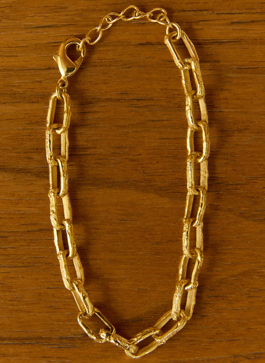 Oona Chain Bracelet - One Size / Gold
