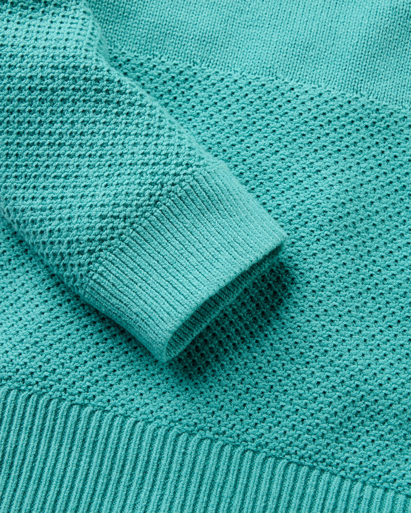 Cove Knitted Jumper - Pacific Green