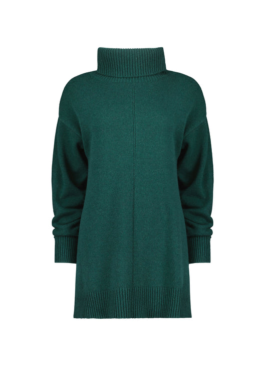 Asher Recycled Wool Blend Jumper Dark Cedar