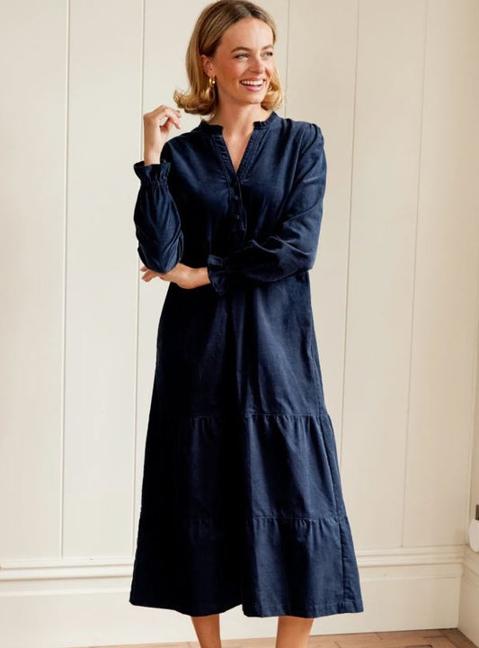 Liv Corduroy Dress - Ink