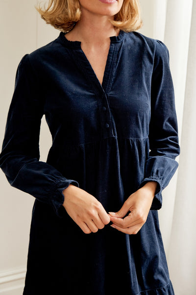 Liv Corduroy Dress - Ink