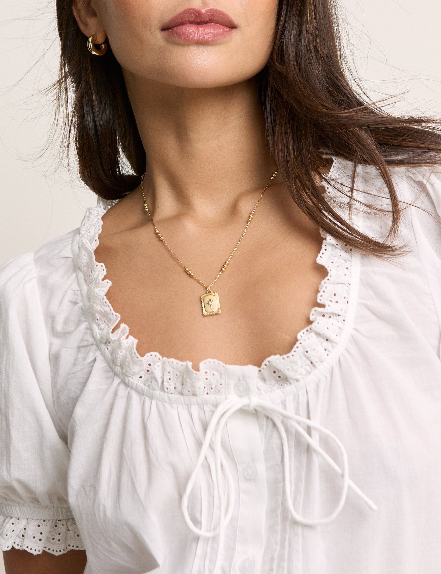 White Puff Sleeve Lumi Blouse