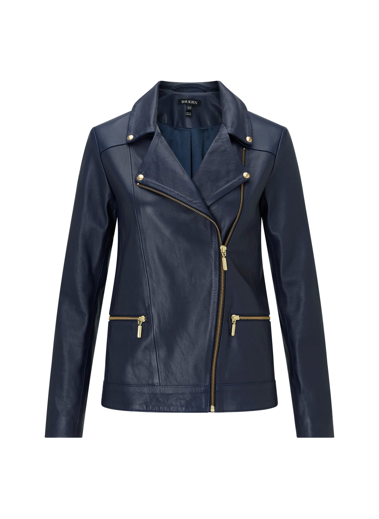 Kara Leather Jacket to Rent / Classic Navy