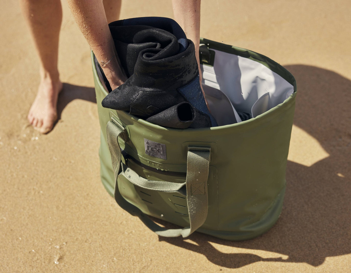 Waterproof Tote Bag 33L - Olive Green