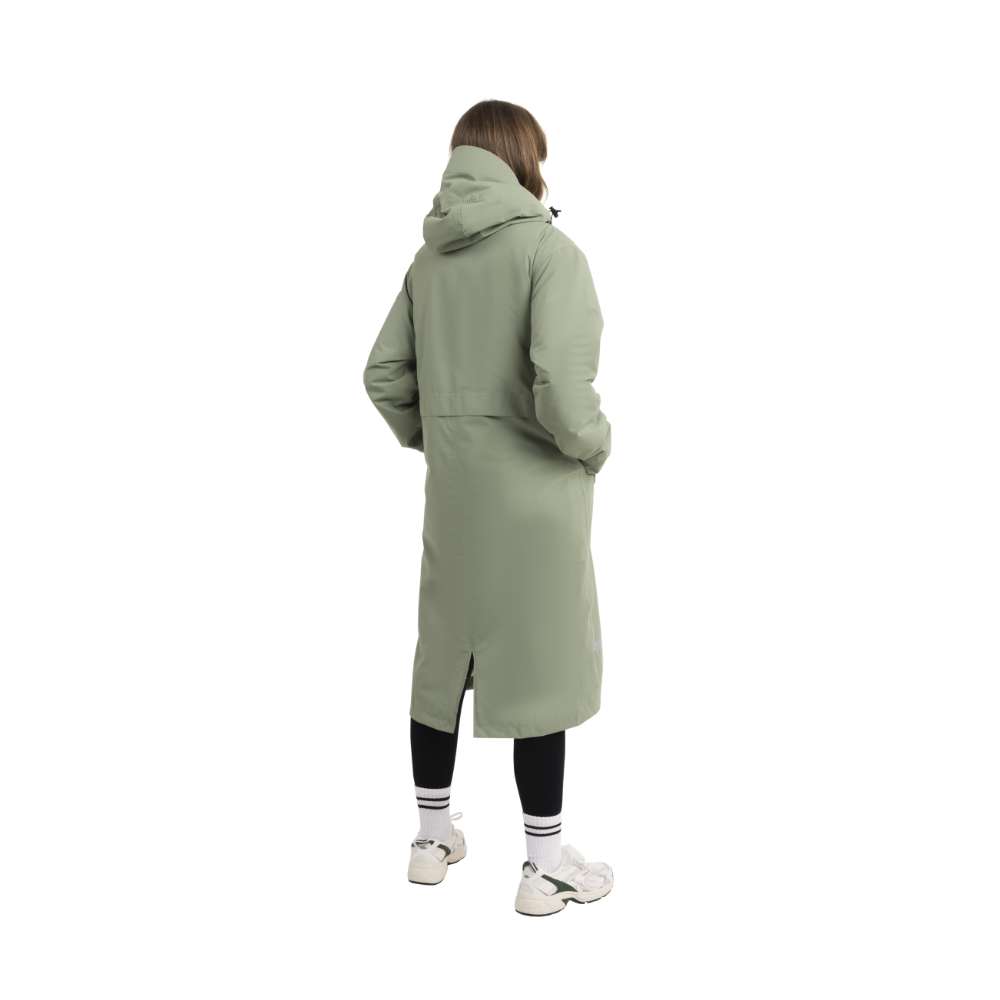 Women's EVO Slim Fit Waterproof Parka Jacket - Sage Green