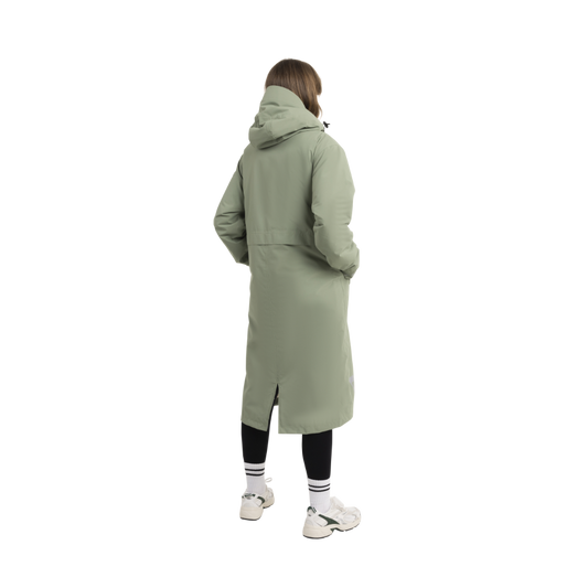 Women's EVO Slim Fit Waterproof Parka Jacket - Sage Green